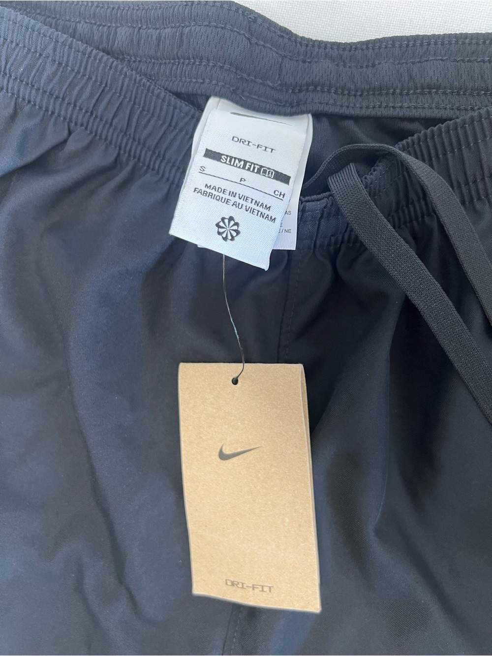 Nike Black Dri-FIT Slim Fit Athletic Shorts with White Tag - Picture 2 of 4